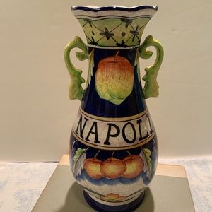 NWT EXOTICALS by FITZ & FLOYD VERONA TALL HANDLED URN.
